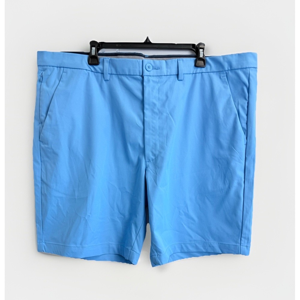St. Johns Bay Men's Size 44 Blue Performance Comfort Stretch‎ Shorts 9" Inseam